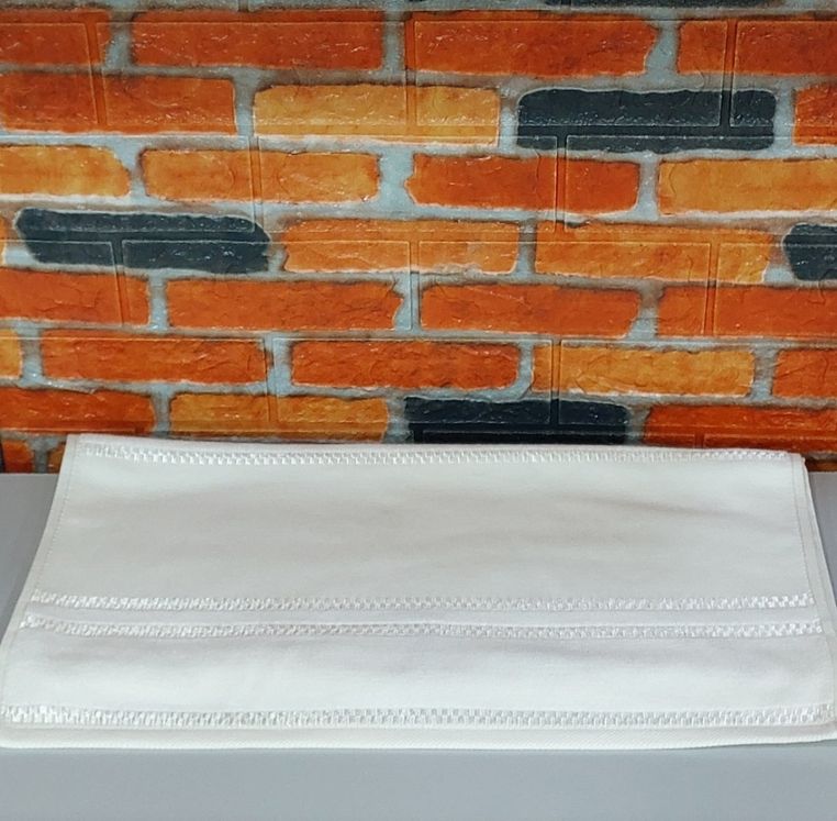 El-Yüz Havlusu Araboş Nakışlık (50x90)-Azra Krem