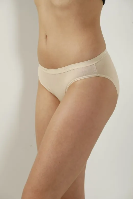 Elegant 2850-YH Kadın Beyaz Bambu Bikini Külot 4'lü