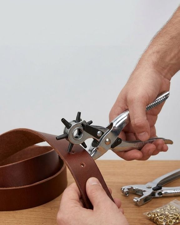 elektronikcim 121656625 2Li Kemer Delme Aparatı Deri Delik Açma Pensesi Çok Amaçlı Kullanım