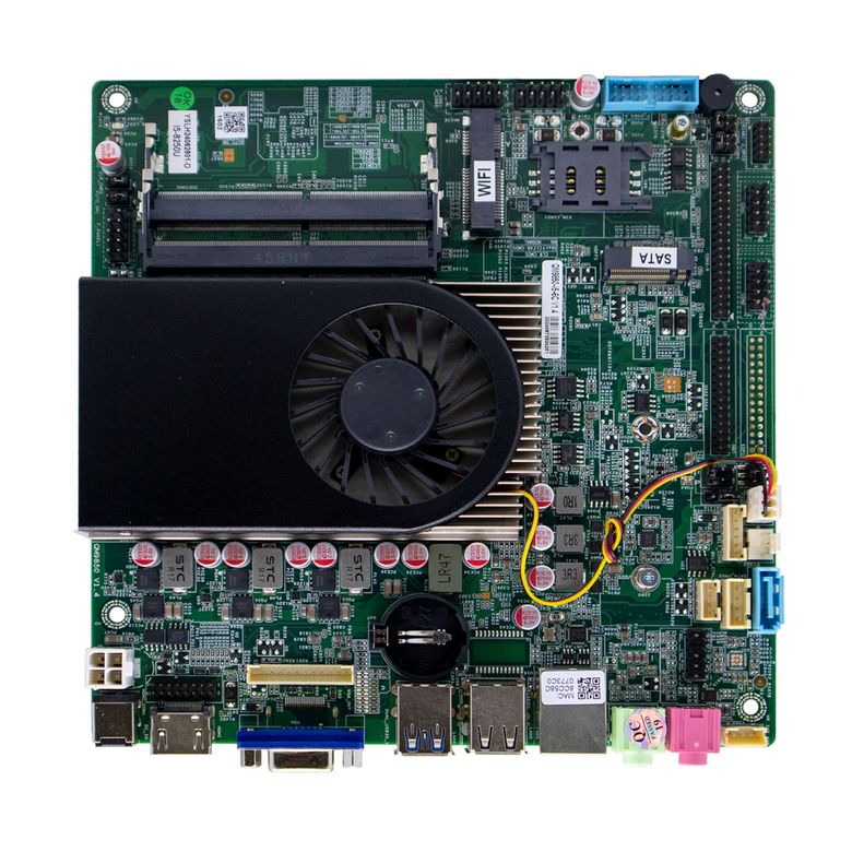Elsky 8250U-1LAN 6COM Intel Core i5 8250U Endüstriyel Mini ITX Anakart
