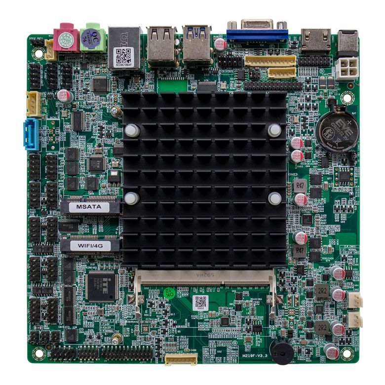 Elsky M219F-1LAN-10COM Intel Celeron J1900 Fansız Endüstriyel Mini ITX Anakart