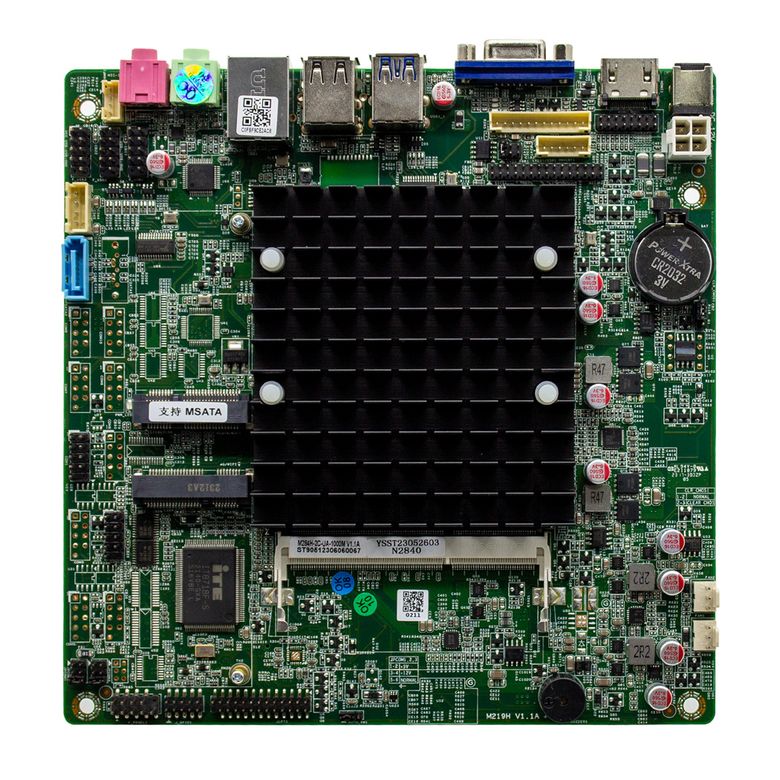 Elsky M284H-2C Intel Celeron N2840 Fansız Endüstriyel Mini ITX Anakart