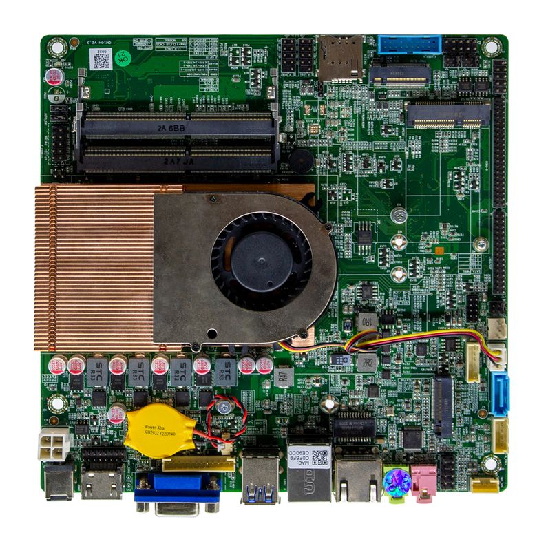 Elsky QM10H-I3-2LAN Intel Core i3 10110U Endüstriyel Mini ITX Anakart