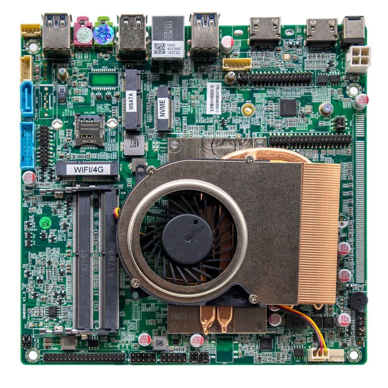 ELSKY QM8900-I5 10300H 2XHDMI 1LAN 2COM Mini  ITX Anakart