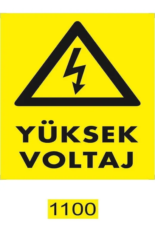 Emek İkaz Levhaları EMEK1100 Yüksek Voltaj Uyarı/ikaz Levhası