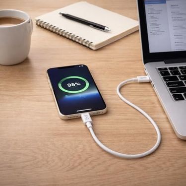 End 126649434 Usb-C Den Lightning Şarj Kablosu 1 Metre 27W Hızlı Şarj, 3.0A Güç Çıkışı Örgülü Dayanıklı Tasarım, Akıllı Ve Güvenli Şarj Desteği