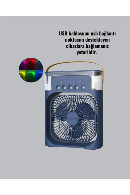 Enerji Tasarruflu Sessiz Çalışan Taşınabilir Soğutma Fanı