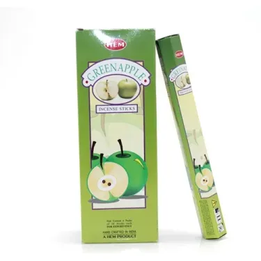 Enerjik Green Apple Aromalı Çubuk Tütsü 6'lı Set