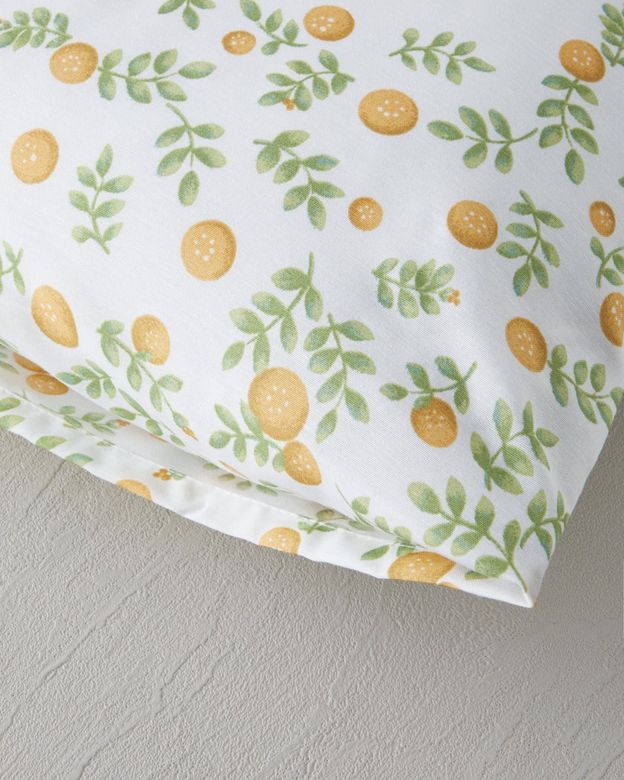 English Home 00-299-99 Sunleaf Kolay Ütülenir 2'li Yastık Kılıfı 50X70 Cm Sarı-Yeşil