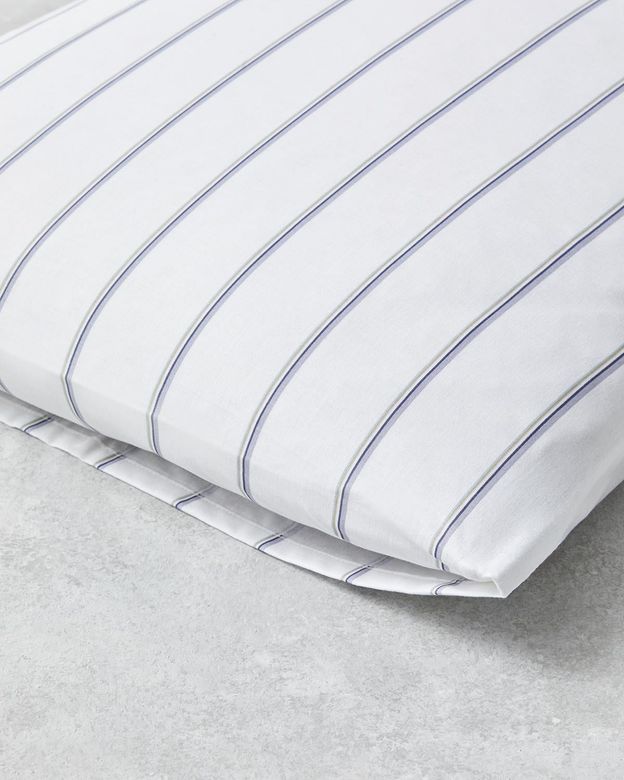 English Home 00249-99 Serene Stripes Pamuklu 2'li Yastık Kılıfı 50X70 Cm Lacivert