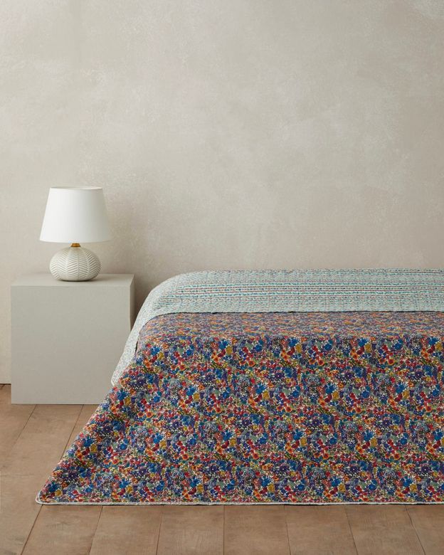 English Home 0599-99 Colorful Stripeway Tek Kişilik Çok Amaçlı Örtü 160X220 Cm Kırmızı