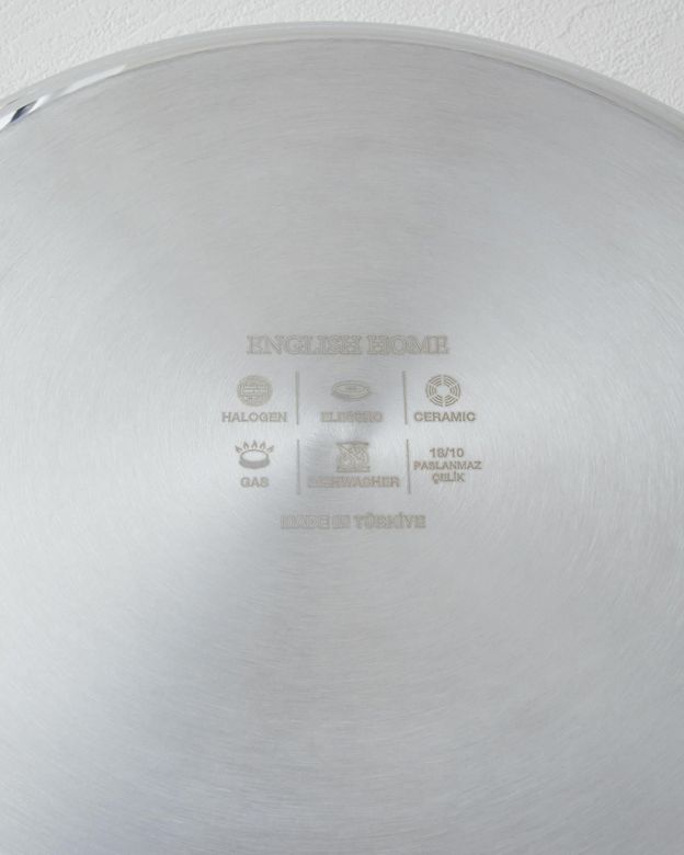 English Home 111999- Glow Çelik Tava 26X5 Cm Silver