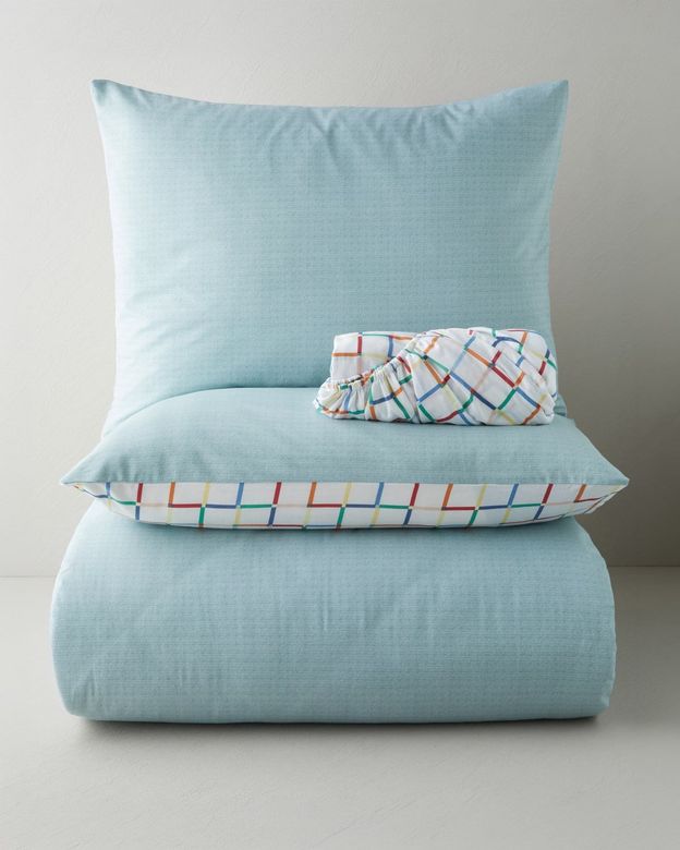 English Home *-149999*- Sweety Cage Kolay Ütülenir Çift Kişilik Nevresim Takımı 200X220 Cm Kırmızı - Yeşil