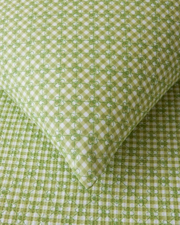 English Home 1559-99 Clover Çift Kişilik Pike Takımı 200X220 Cm Yeşil