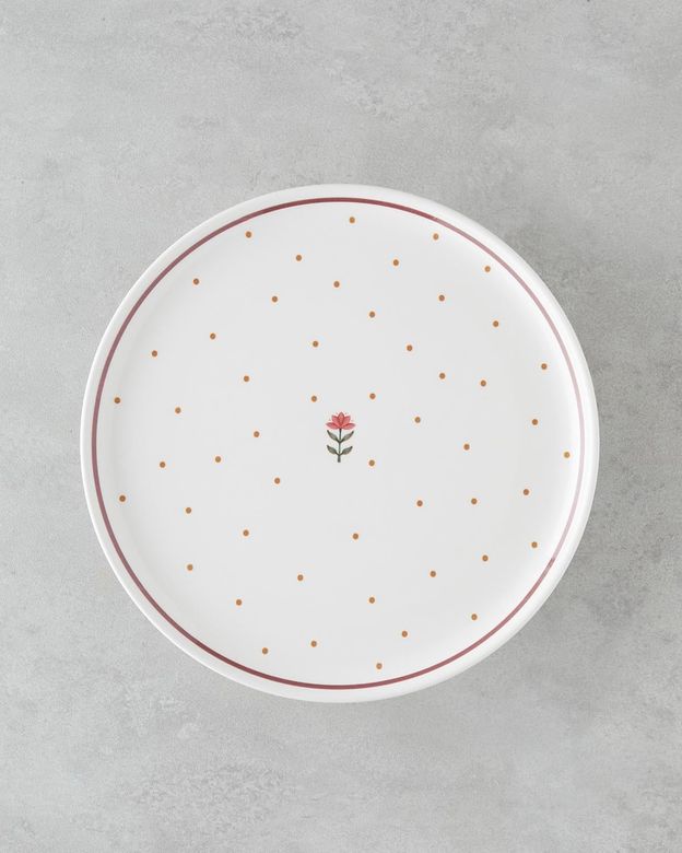 English Home 183999* Retro Seramik Pasta Seti 13 Parça 6 Kişilik Renkli
