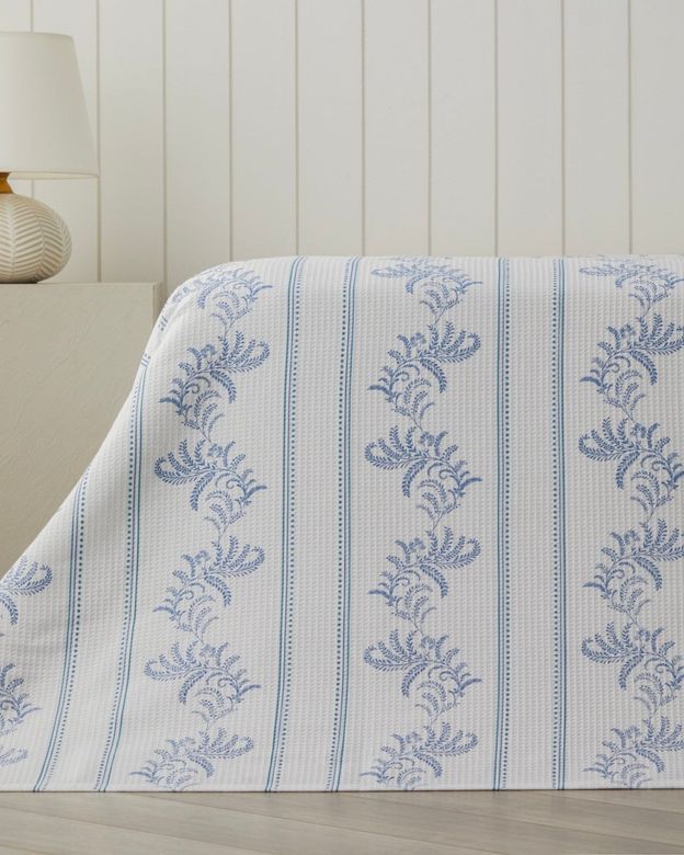 English Home 405806 Allure Tek Kişilik Pike 150X220 Cm Mavi