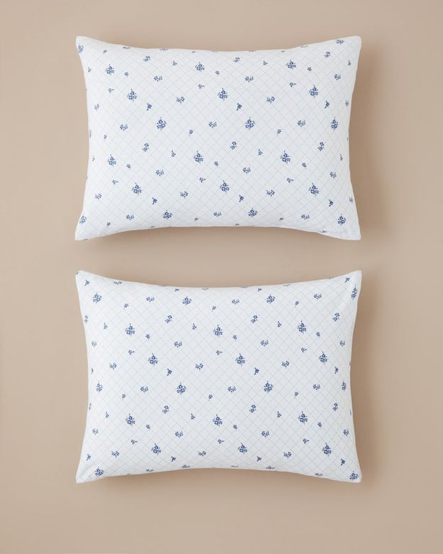 English Home 40880870 Heritage Blue Kolay Ütülenir 2'li Yastık Kılıfı 50X70 Cm Mavi