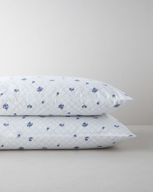 English Home 40880870 Heritage Blue Kolay Ütülenir 2'li Yastık Kılıfı 50X70 Cm Mavi