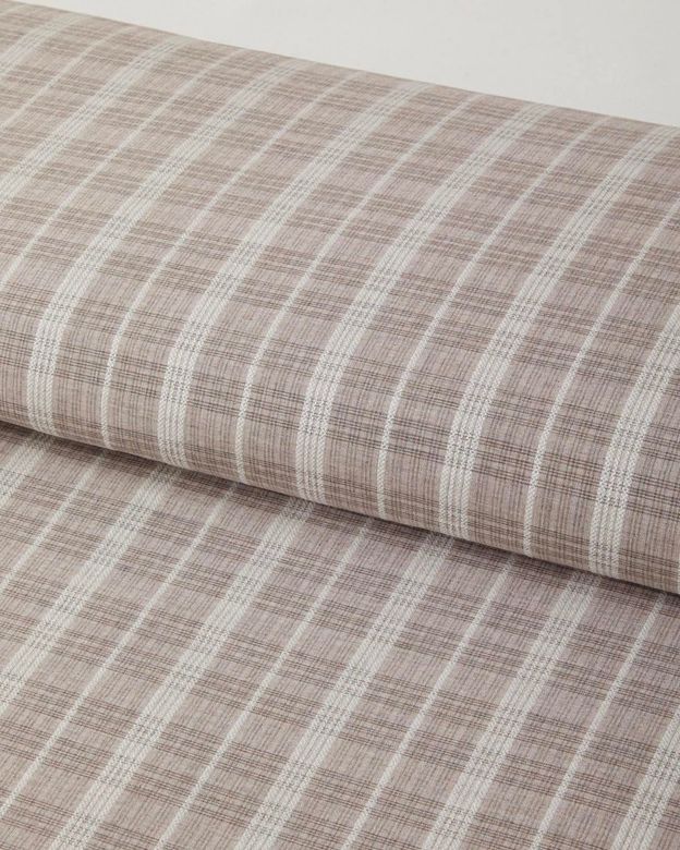 English Home 45040980 Glen Plaid İpliği Boyalı Tek Kişilik Çarşaflı Nevresim Takımı 160X220 Cm Koyu Bej