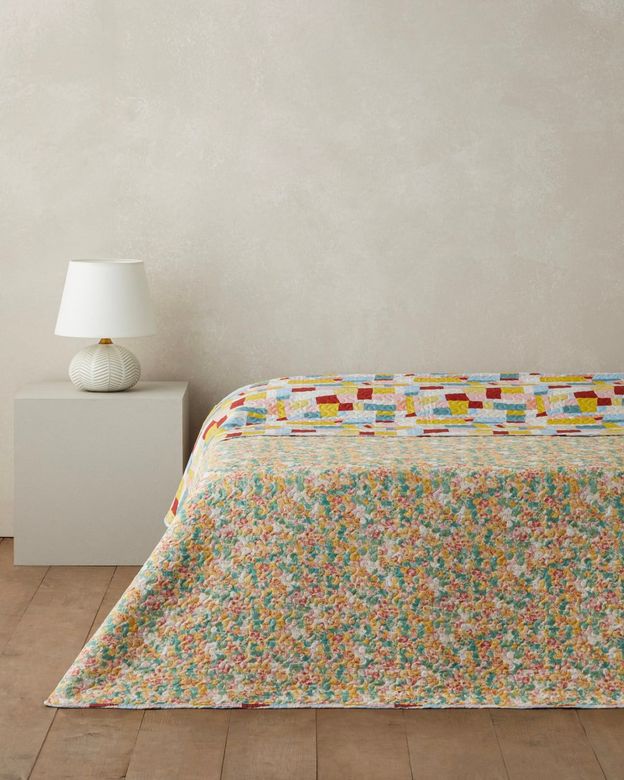 English Home -5-9-9-9-9 Ripple Bloom  Tek Kişilik Çok Amaçlı Örtü 160X220 Cm Turuncu
