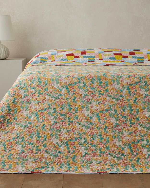 English Home -5-9-9-9-9 Ripple Bloom  Tek Kişilik Çok Amaçlı Örtü 160X220 Cm Turuncu