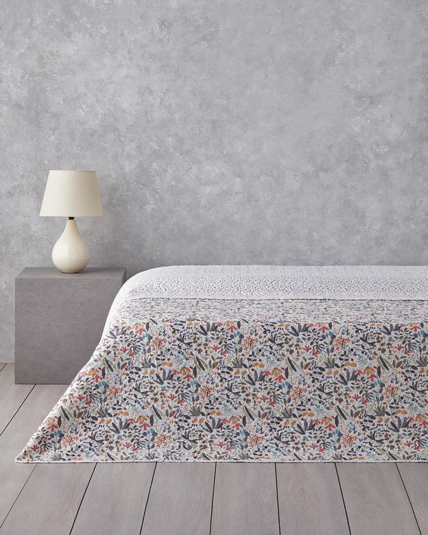 English Home 548074878 Wild Forest Çift Taraflı Tek Kişilik Çok Amaçlı Örtü 160X220 Cm Pembe
