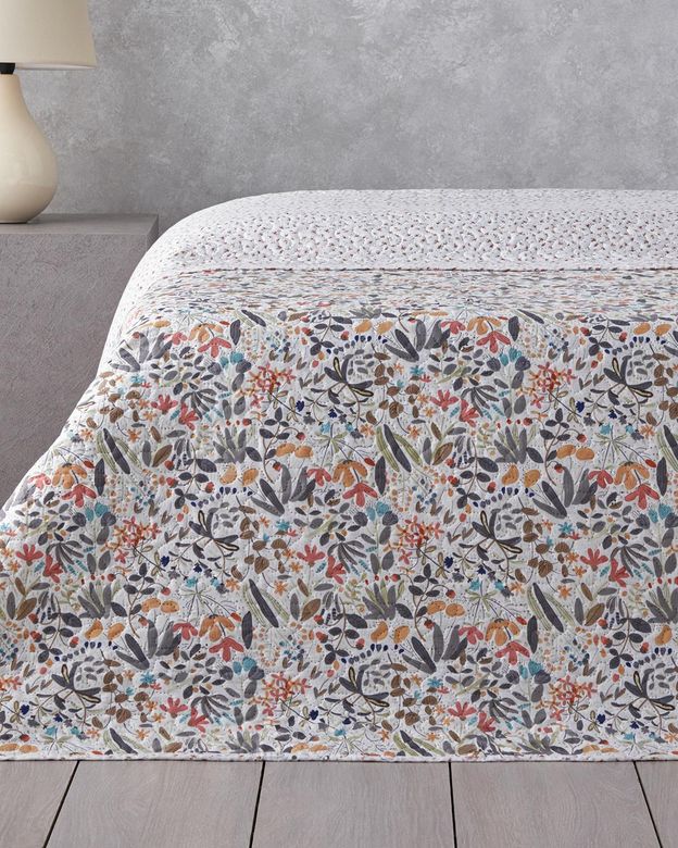 English Home 548074878 Wild Forest Çift Taraflı Tek Kişilik Çok Amaçlı Örtü 160X220 Cm Pembe
