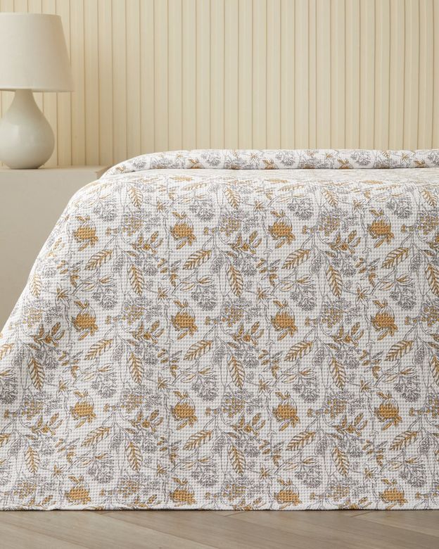 English Home 549-99 Bonnie Çift Kişilik Pike 200X220 Cm Sarı