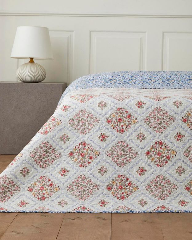 English Home 5978780 Penny Bloom King Size Çok Amaçlı Örtü 220X240 Cm Mor