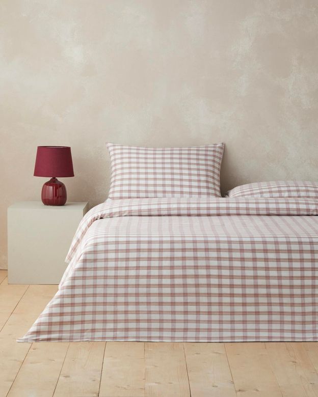 English Home 60088909 Crispcheck İpliği Boyalı Tek Kişilik Çarşaflı Nevresim Takımı 160X220 Cm Turuncu