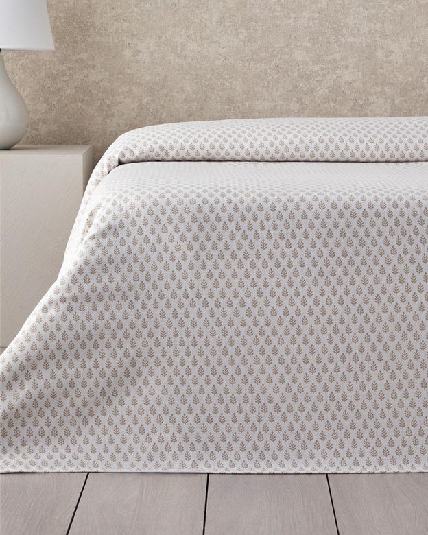 English Home -63999 Pure Leaves Ecosoft Tek Kişilik Pike 150X220 Cm Bej