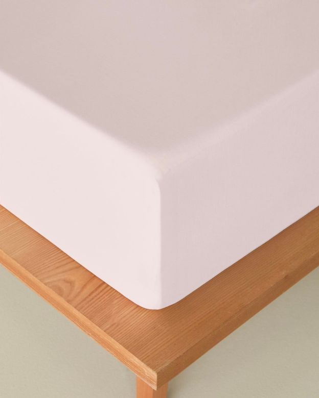 English Home 640878890 Novella Premium Pamuk Dokulu Çift Kişilik Lastikli Çarşaf 160X200 Cm Toz Pembe