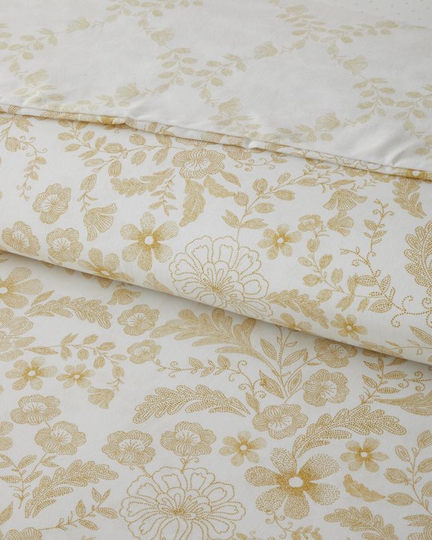 English Home -7-99-9-9 Vionne Kolay Ütülenir Çarşaflı Tek Kişilik Nevresim Takımı 160X220 Cm Açık Sarı