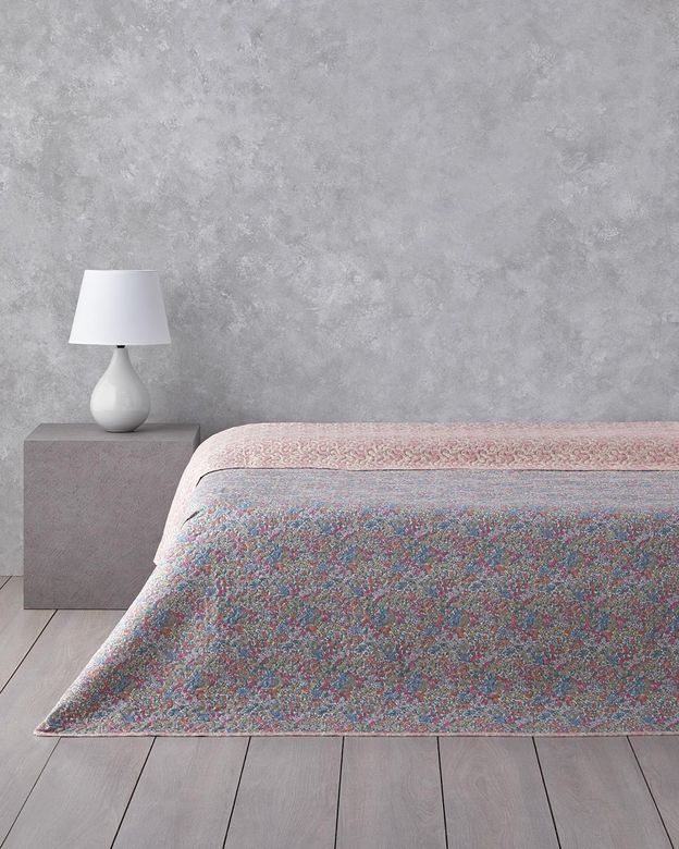English Home -899-99-- Floral Serenade King Size Çok Amaçlı Örtü 240X220 Cm Pembe