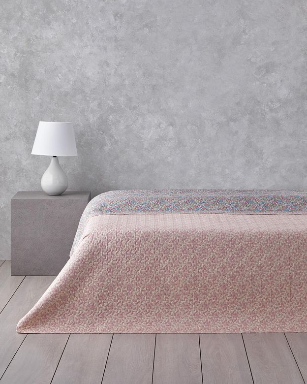 English Home -899-99-- Floral Serenade King Size Çok Amaçlı Örtü 240X220 Cm Pembe