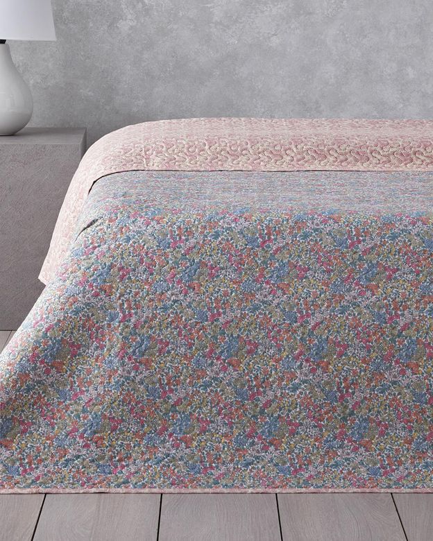 English Home -899-99-- Floral Serenade King Size Çok Amaçlı Örtü 240X220 Cm Pembe