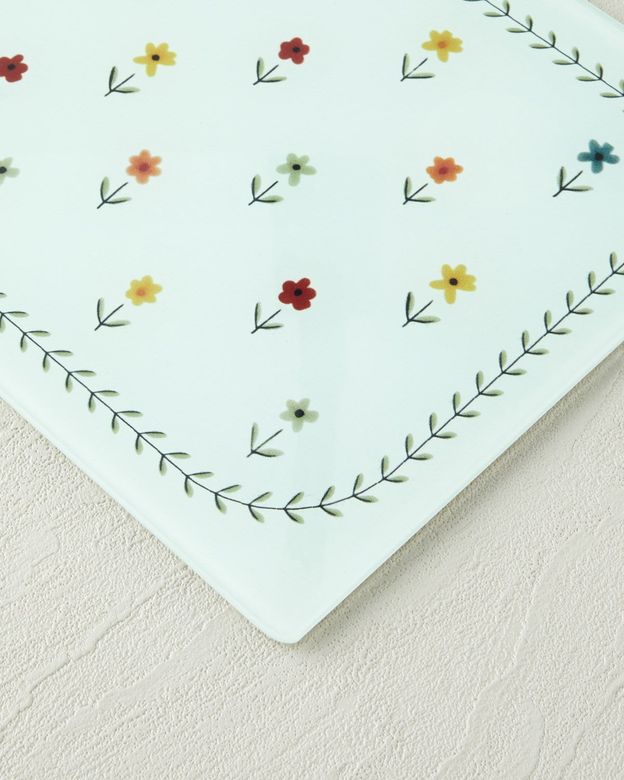 English Home arnie27999 Arnie Cam Kesme Tahtası 20X30 Cm Renkli
