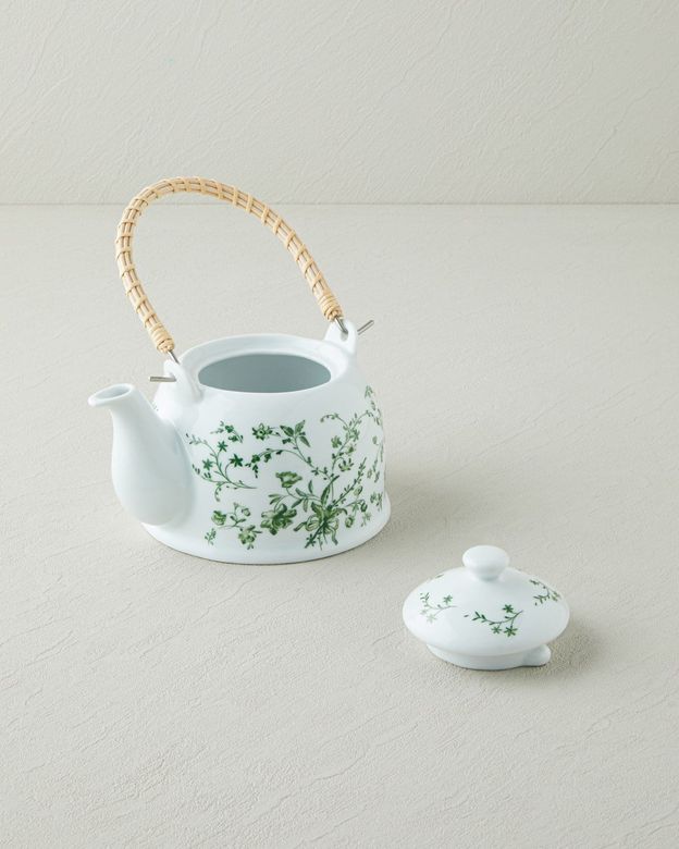 English Home yeşil100000 Plantopia Porselen Demlik 750 Ml Yeşil