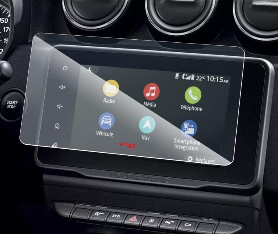 Engo 57858324449658099283959 Renault Taliant 8 İnç Mat Ekran Koruyucu Multimedya