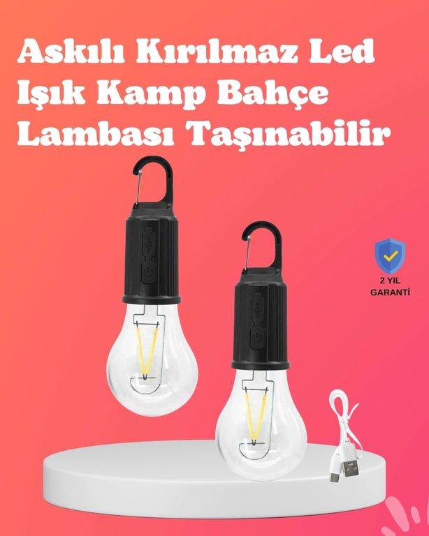 Epilons 96409126 Taşınabilir Sıcak Işık Yayan Kamp Lambası