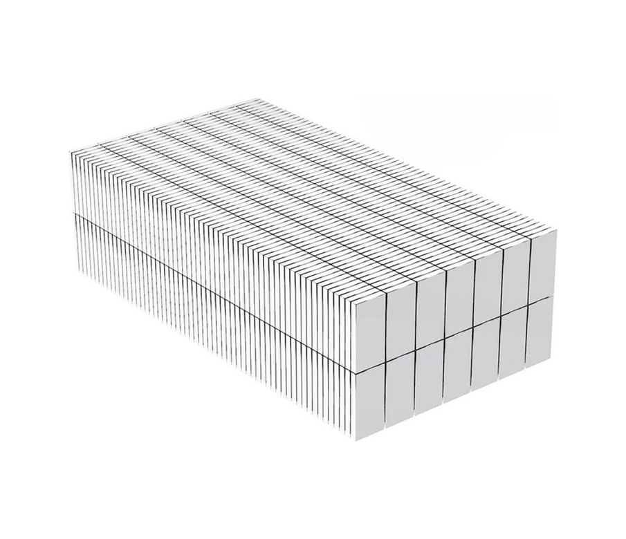 Epilons epo9950 5 Adet 15X10X1.5 Mm Köşeli Neodyum Mıknatıs N35 Magnet Dayanıklı Nikel Kaplama