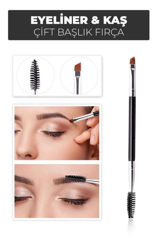 Epilons klt5207771689716 Çift Başlıklı Eyeliner Ve Kaş Fırçası – Kolay Uygulama Ve Mükemmel Sonuçlar