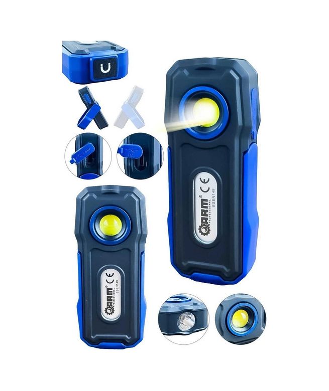 Epilons TrLat0EF0016K-ESEN149-BLNCC Arm 350Lümen Powerbank Şarjlı Tamirci Feneri Mıknatıslı Led Lamba Çok Renkli