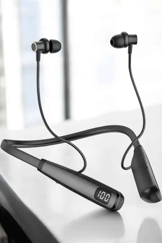 Epilons TYC1082620679M25DYMUCZ007 Boyun Bantlı Bluetooth Kulaklık Yüksek Ses Kaliteli 100 Saat Kulaklık