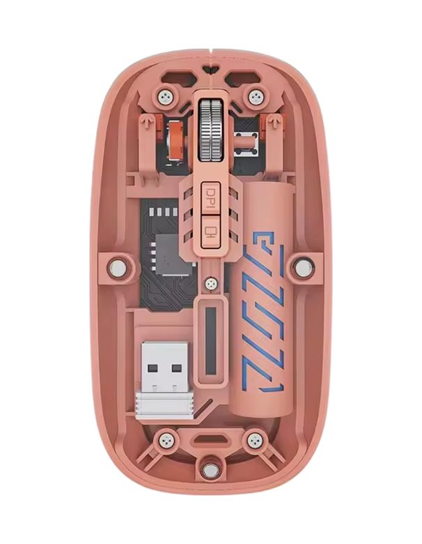 Erdo01ticaret TRİTHLTUCZZZM223MOUSETURUNCU-1-BLNCCC Şeffaf Kablosuz Mouse Bluetooth Bağlantılı Sessiz Tıklama Diğer Çok Renkli