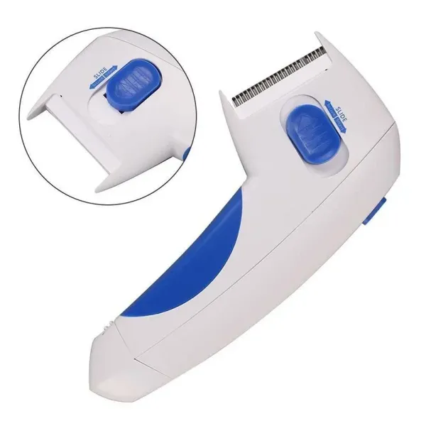 Ergonomik Pilli Pire Tarağı 16,5 Cm Kedi Ve Köpekler İçin