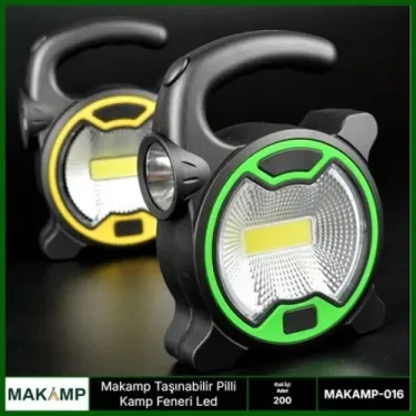 Ergonomik Taşınabilir Kamp Feneri 1 Adet Led