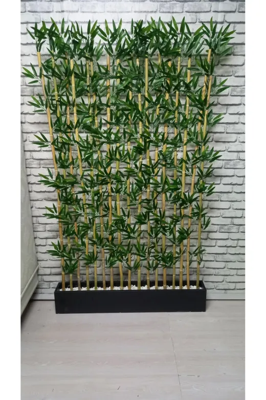 ERHAN FLOWERS 120.200 120 Cm Saksida 200 Cm 24 Adet Bambu Speratör Özel Yapım
