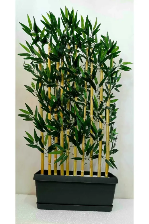ERHAN FLOWERS bmb.pslt.130 10'lu Bambu 130 Cm Plastik Saksı