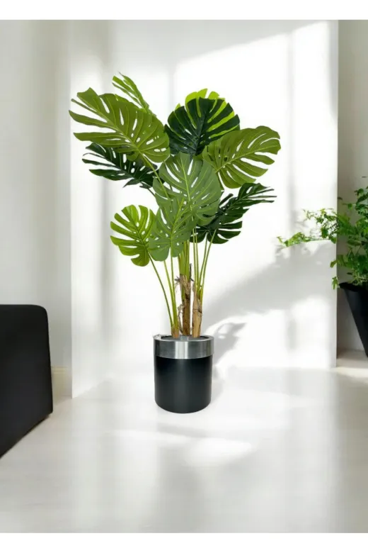 ERHAN FLOWERS ÇİÇEK & DEKORASYON mnst.180 Yapay Monestra Ağacı 180 Cm